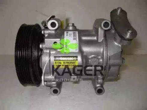 Kager 920480 - Compressor, air conditioning autospares.lv