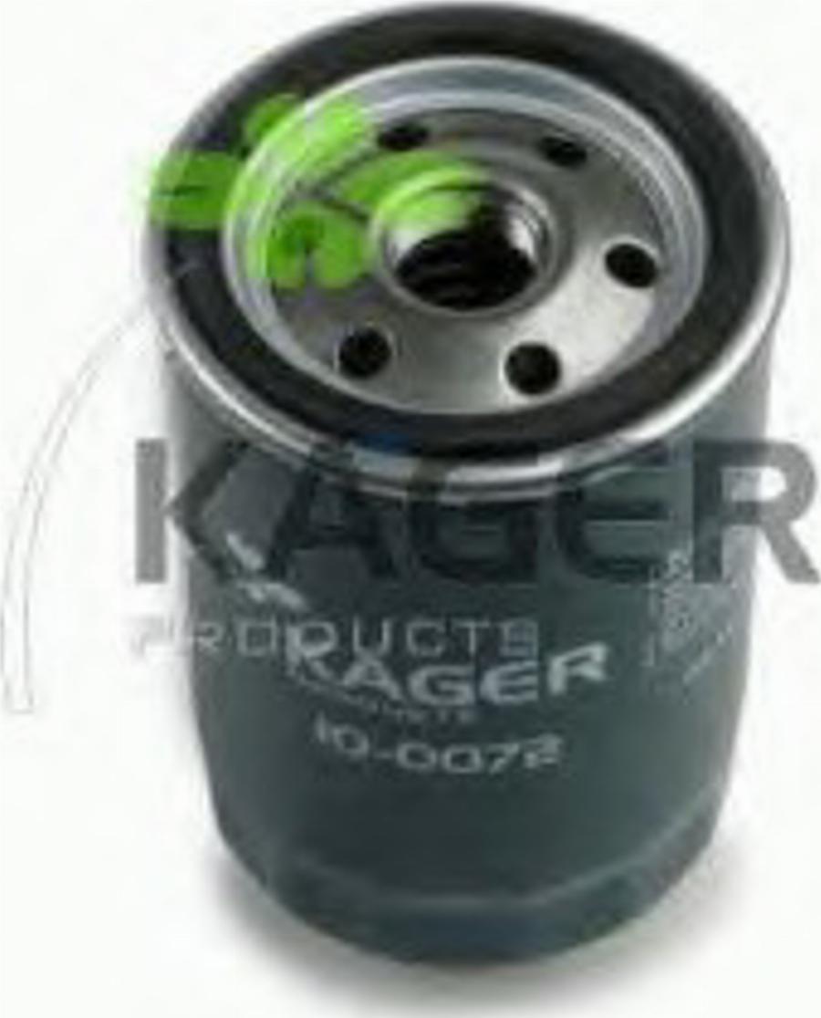 Kager 10-0072 - Oil Filter autospares.lv