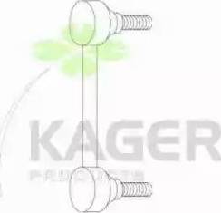 Kager 850213 - Repair Kit, stabilizer coupling rod autospares.lv