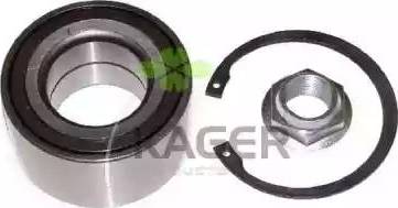 Kager 83-1373 - Wheel hub, bearing Kit autospares.lv