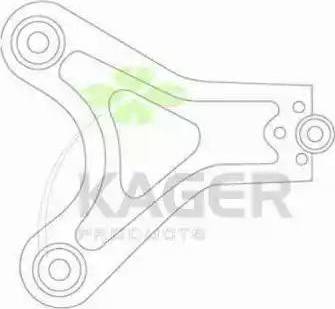 Kager 870346 - Bush of Control / Trailing Arm autospares.lv