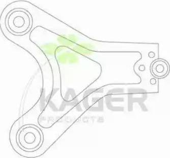 Kager 871628 - Bush of Control / Trailing Arm autospares.lv