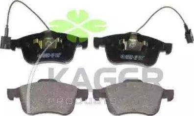 Kager 350947 - Brake Pad Set, disc brake autospares.lv