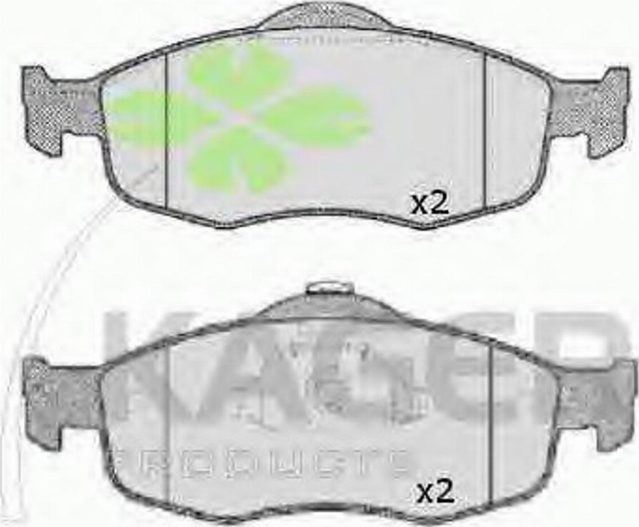 Kager 35-0091 - Brake Pad Set, disc brake autospares.lv