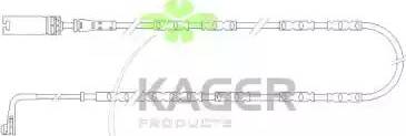 Kager 35-3057 - Warning Contact, brake pad wear autospares.lv