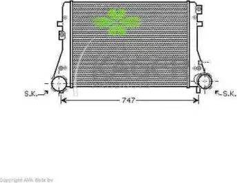 Kager 31-1239 - Intercooler, charger autospares.lv