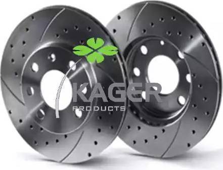 Kager 37-1342 - Brake Disc autospares.lv