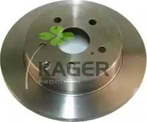 Kager 37-1147 - Brake Disc autospares.lv