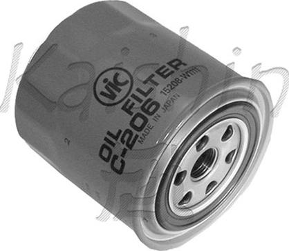 Kaishin C206 - Oil Filter autospares.lv