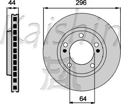 Kaishin CBR414 - Brake Disc autospares.lv