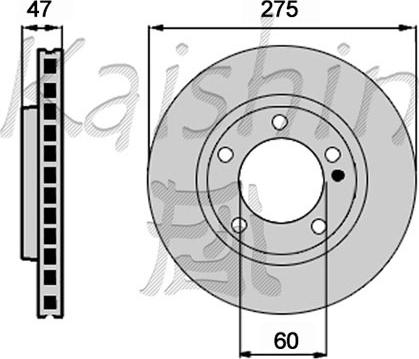 Acemark 242946 - Brake Disc autospares.lv