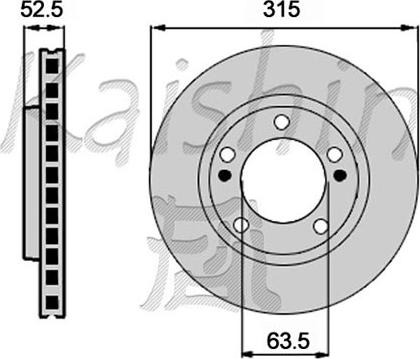 Kaishin CBR479 - Brake Disc autospares.lv