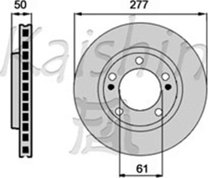 Kaishin CBR543 - Brake Disc autospares.lv