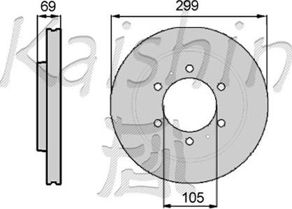 Rotinger RT 1196 T9 - Brake Disc autospares.lv