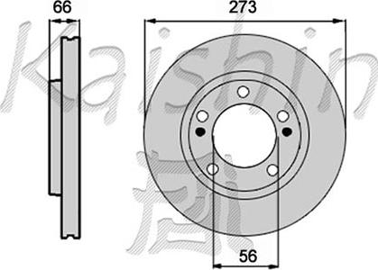 Kaishin CBR399 - Brake Disc autospares.lv