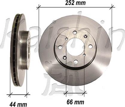 Kaishin CBR348 - Brake Disc autospares.lv