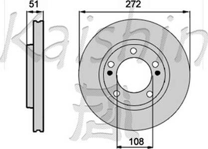 Kaishin CBR389 - Brake Disc autospares.lv