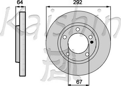 Kaishin CBR387 - Brake Disc autospares.lv