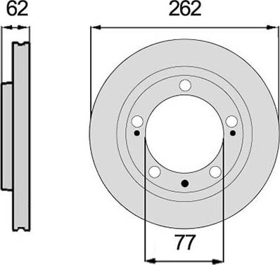 Kaishin CBR339 - Brake Disc autospares.lv