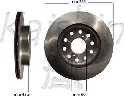 Kaishin CBR246 - Brake Disc autospares.lv