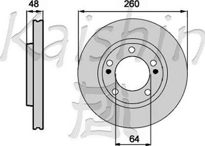 Kaishin CBR265 - Brake Disc autospares.lv