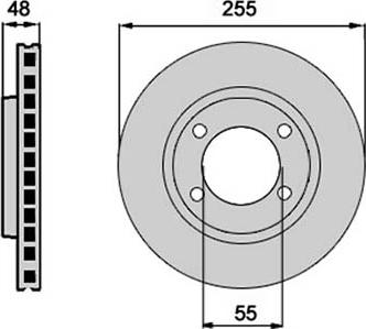 Kaishin CBR203 - Brake Disc autospares.lv