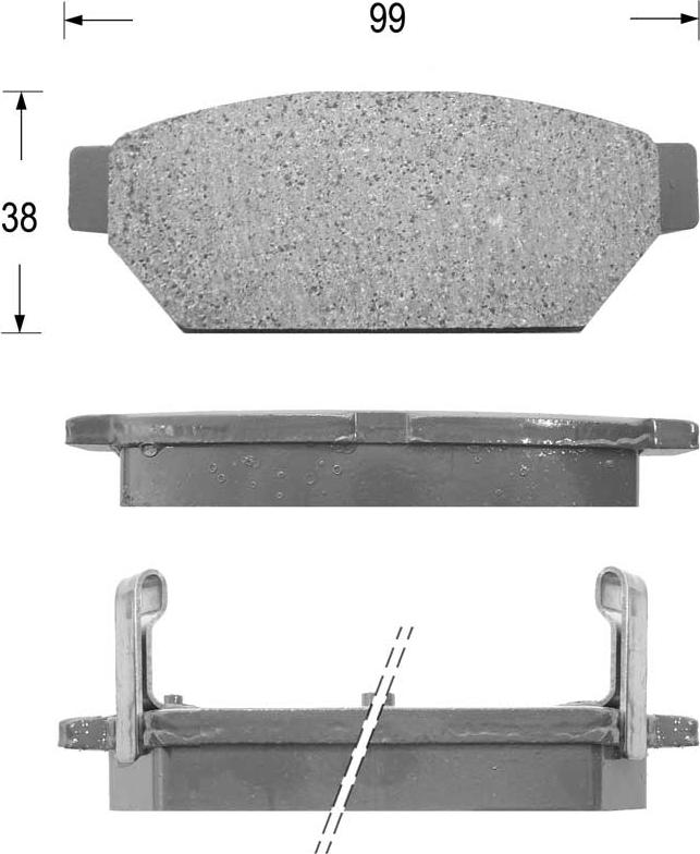 Kaishin FK6067 - Brake Pad Set, disc brake autospares.lv