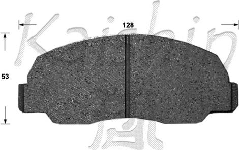 Kaishin FK2068 - Brake Pad Set, disc brake autospares.lv