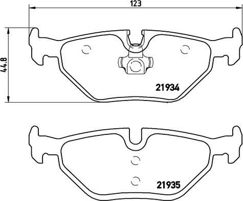 Pagid 1178 - Brake Pad Set, disc brake autospares.lv