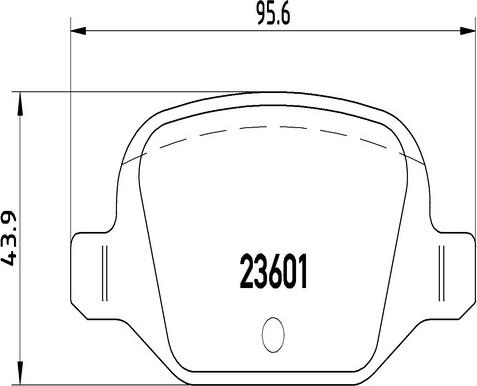 Kaishin FK20043 - Brake Pad Set, disc brake autospares.lv