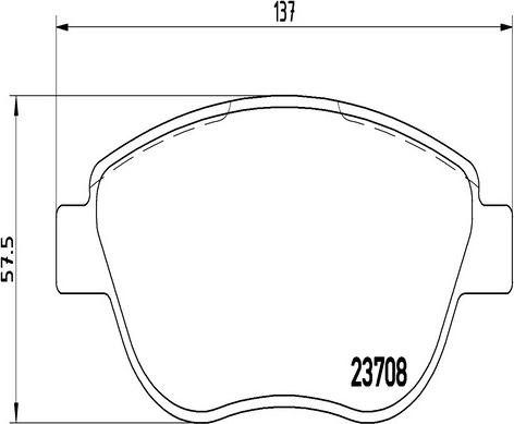 Kaishin FK20064 - Brake Pad Set, disc brake autospares.lv