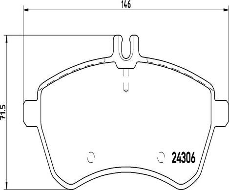 Kaishin FK20067 - Brake Pad Set, disc brake autospares.lv