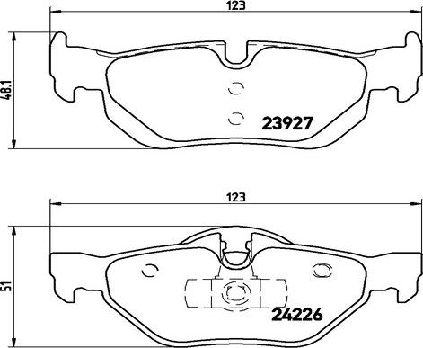 Kaishin FK20032 - Brake Pad Set, disc brake autospares.lv