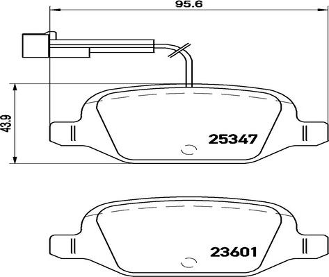 Kaishin FK20021 - Brake Pad Set, disc brake autospares.lv