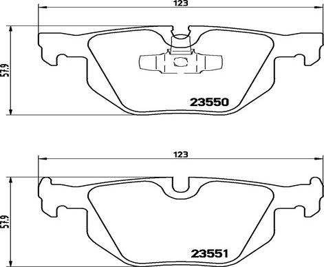 Kaishin FK20144 - Brake Pad Set, disc brake autospares.lv
