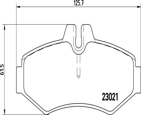 Kaishin FK20155 - Brake Pad Set, disc brake autospares.lv