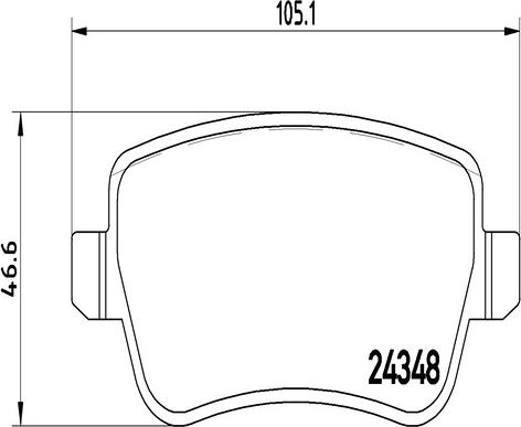 Kaishin FK20100 - Brake Pad Set, disc brake autospares.lv