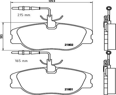 Kaishin FK20101 - Brake Pad Set, disc brake autospares.lv