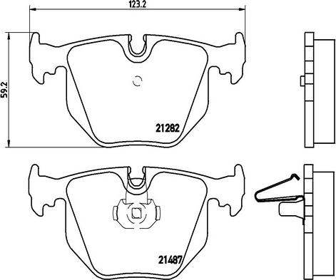 Kaishin FK20112 - Brake Pad Set, disc brake autospares.lv