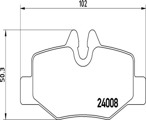 Kaishin FK20219 - Brake Pad Set, disc brake autospares.lv