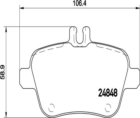 Kaishin FK20210 - Brake Pad Set, disc brake autospares.lv