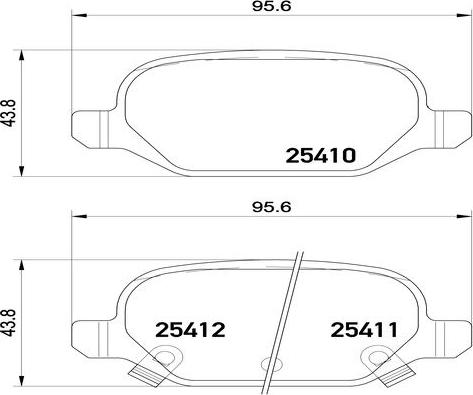 Kaishin FK20213 - Brake Pad Set, disc brake autospares.lv