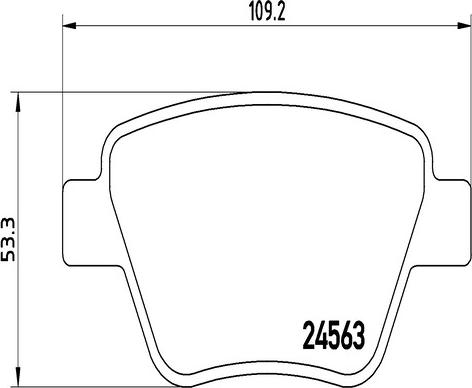 Kaishin FK20236 - Brake Pad Set, disc brake autospares.lv