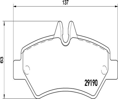 Kaishin FK20229 - Brake Pad Set, disc brake autospares.lv