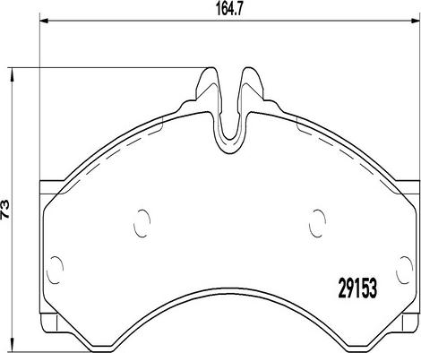 Kaishin FK20279 - Brake Pad Set, disc brake autospares.lv