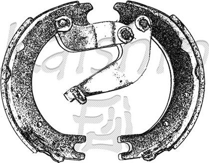 Kaishin K2226 - Brake Shoe Set autospares.lv