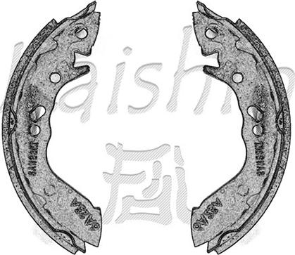 Kaishin K7916 - Brake Shoe Set autospares.lv