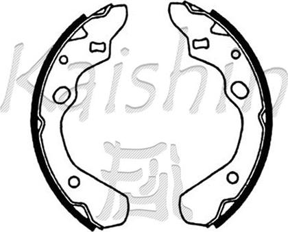 Kaishin K7925 - Brake Shoe Set autospares.lv