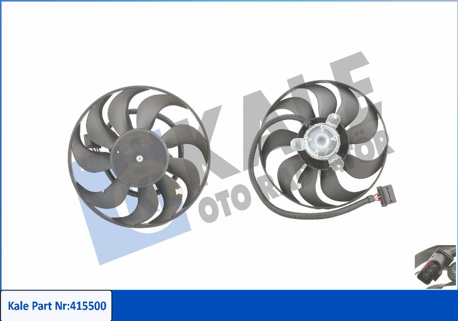 KALE OTO RADYATÖR 415500 - Fan, radiator autospares.lv