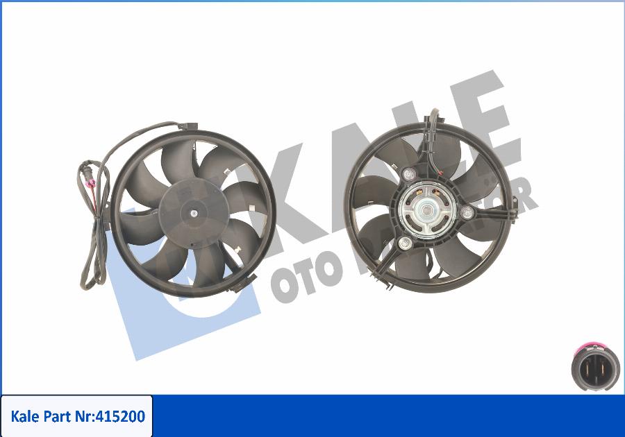 KALE OTO RADYATÖR 415200 - Fan, radiator autospares.lv